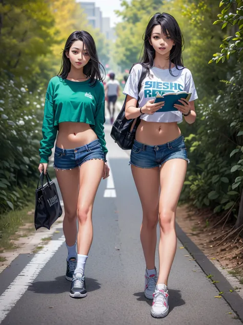 (Best Quality, Masterpiece, Photo realistic, Ultra Detailed, ultra high res, raw:1.3), 1girls, pretty, Japanese, In university, ...