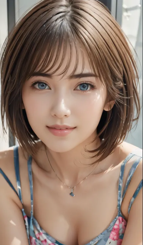 (8k, photorealistic, RAW photo, best quality: 1.4), (1girl), super beautiful, (realistic face), (silver short hair), 19 year old...