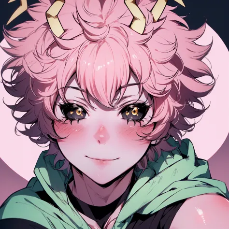 (best quality:1.3), (4k quality), 1 mature woman, mina ashido by boku no hero, , ((detailed face)), (blush), whole body,