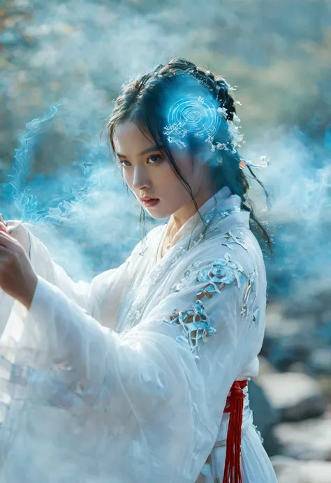 uhd, epic, cinematic still frame, sharp focus, craft a hyper realistic photo of most attractive and beautiful wuxia girl (superm...