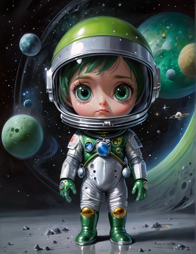 Spaceman、Little Grey, Big eyes, Very sticky、green