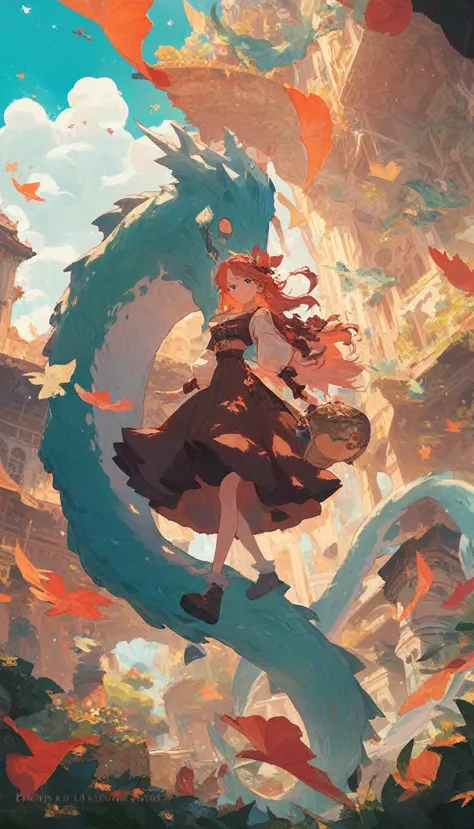 Best quality, Super detailed illustration, Warm colors, perfect lighting, perfect detail ,Cute girl sea monster
