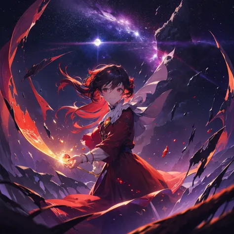 (((fantasy　flanders scarlet)))　((moonlit night　star　smile　drop down　catch the wind　end of the galaxy　broken glass　there is a bla...