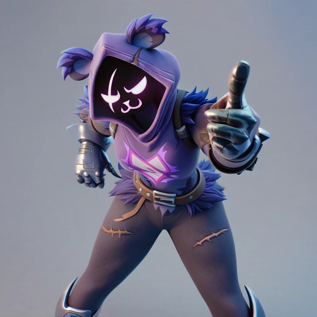 Raven team leader,purple hoodie, with no face, shadowed face - SeaArt AI