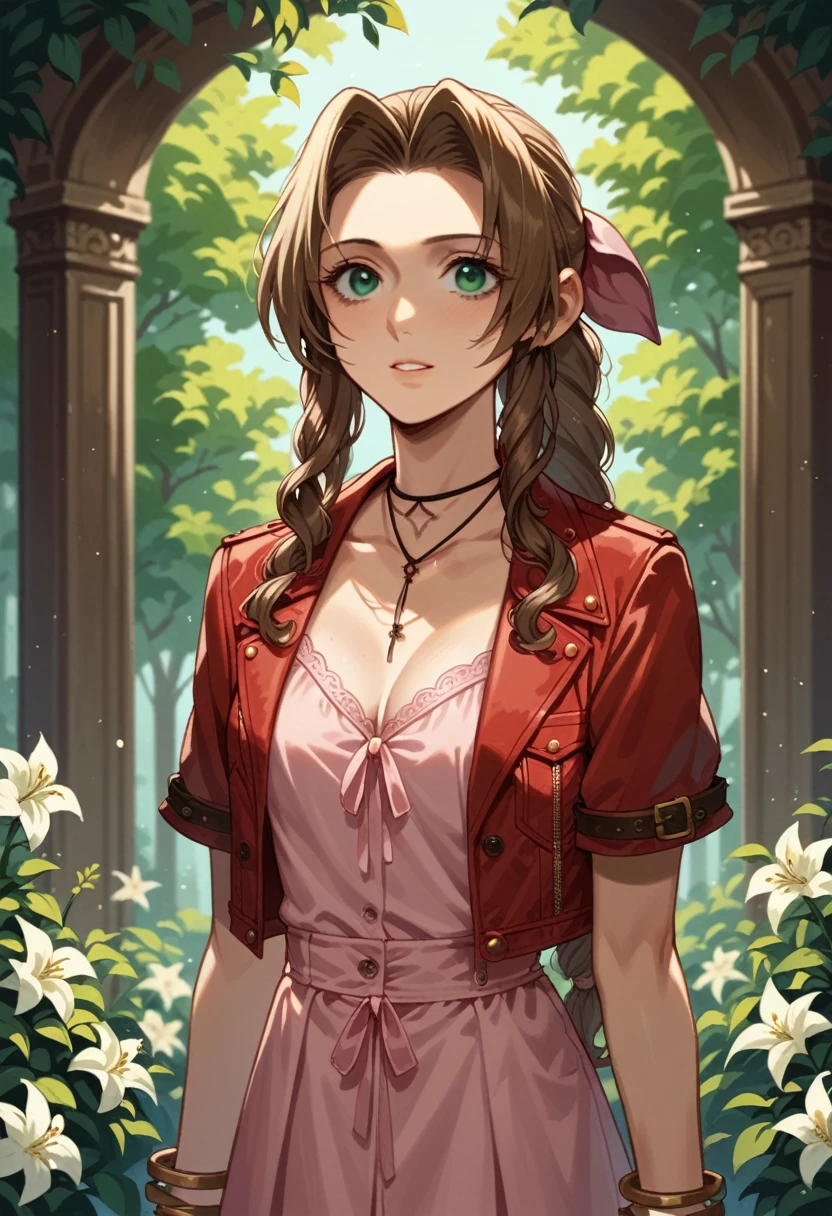 Aerith en Monje&#39;ropa、ahegao、Orinar con las bragas puestas、Sentado en una silla、Patizambo、Heracles、Se ve feliz、Enrolla uno&#39;s eyes、moco、babeando、llanto