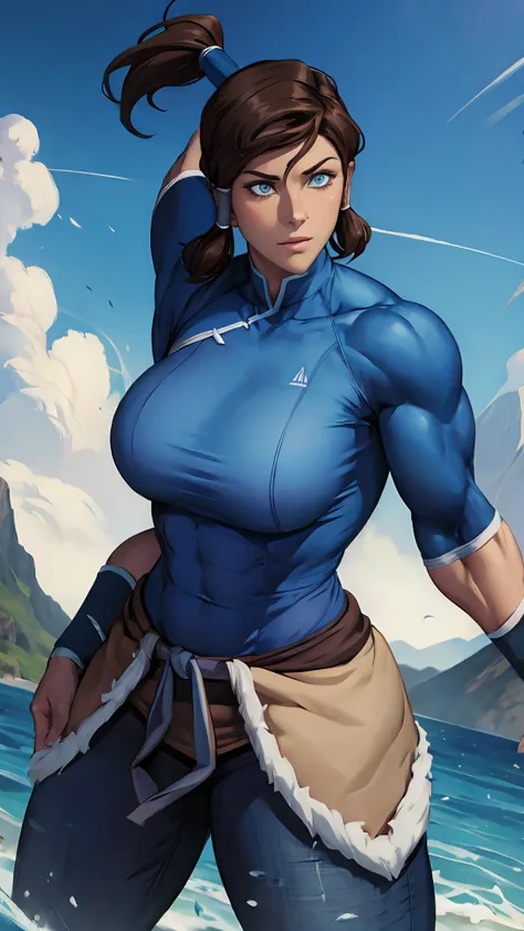 muscle woman korra  