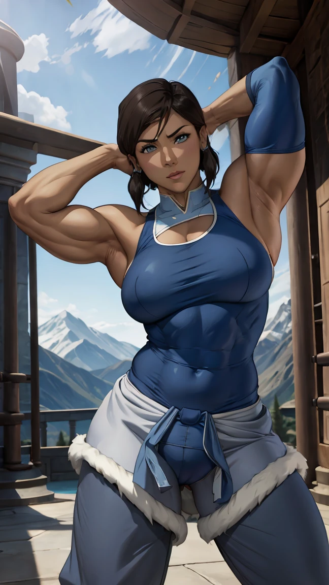 Sexy muscle woman korra growth huge bulge 