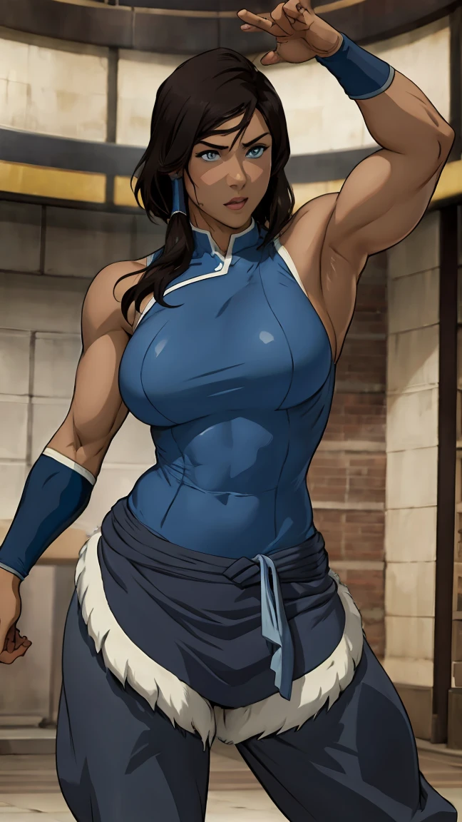 Sexy muscle woman korra growth huge bulge 