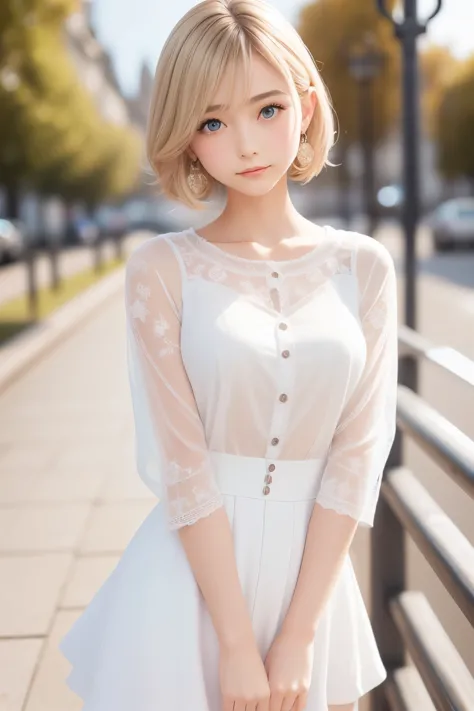 (8k, highest quality, masterpiece: 1.2), super detailed, highest quality, ultra-high resolution,,  super short hair, side lock h...