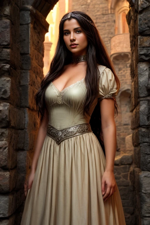Арафед женщина в средневековом платье стоит на каменном здании., средневековый стиль, красивая женщина, Лара Крофт в средневековье, Красивая женщина, средневековая принцесса, como personaje de средневековое фэнтези, Соблазнительная женщина-гипнотизер, одетый в средневековую одежду, средневековое фэнтези, of a Красивая женщина-рыцарь, Портрет Эцио Аудиторе в женском образе, Красивая женщина-рыцарь, в замке, средневековое темное фэнтези