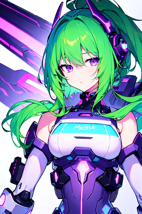 [(white background:1.5),::5], ((((masterpiece)))), high quality, ultra very high resolution, full color, (((solo))), ((mecha mus...