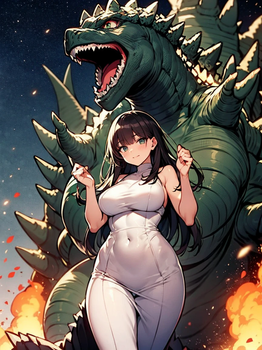 Godzilla as a woman