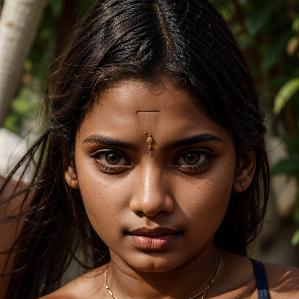 A beautiful indian mallu girl, 16 years old , delicate features - SeaArt AI