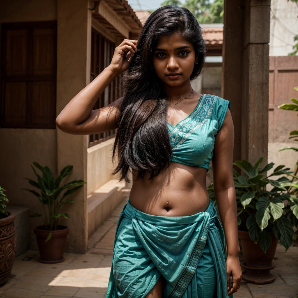 A beautiful indian mallu girl, 16 years old , 4k, photorealistic - SeaArt AI