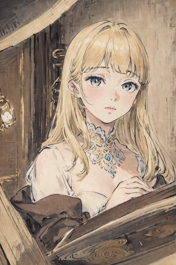 masterpiece, best quality, an extremely delicate and beautiful girl,an extremely delicate and beautiful, world masterpiece theater, ultra-detailed, highly detailed, best quality, blonde hair, highres, extremely detailed,1girl, best quality, illustration, looking at viewer, impasto, canvas, oil painting, realistic, realist ,real,