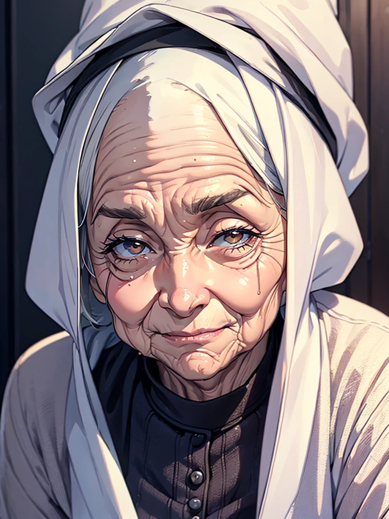 (((Old Woman))), Facial wrinkles