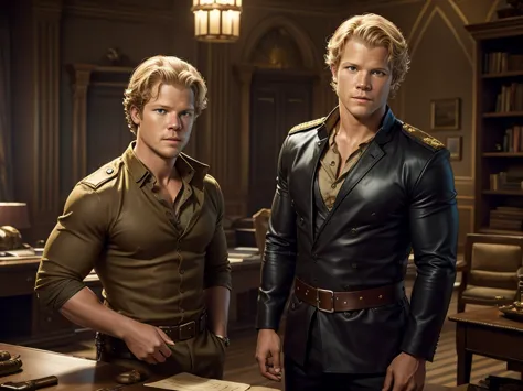 christopher egan as captain david shepherd ( tv series "kings " )