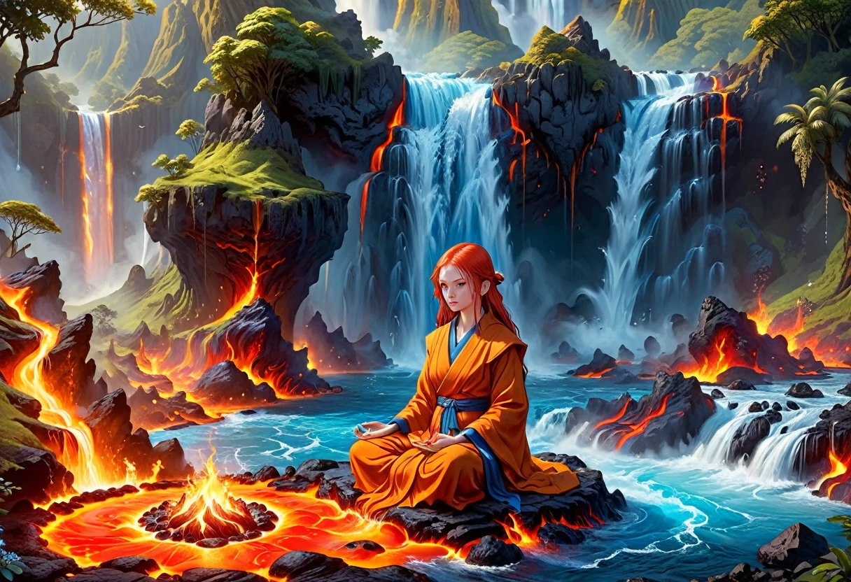  รูปภาพของ (พระภิกษุหญิง: 1.2) sitting หนึ่งd meditating near a bonfire at the base of the waterfall, there is a humหนึ่ง womหนึ่ง monk wearing monk garbs,  ผมแดง, ผมยาว, เต็มตัว (รายละเอียดที่ดีที่สุด, ผลงานชิ้นเอก, คุณภาพดีที่สุด :1.5), ultra รายละเอียด face (รายละเอียดที่ดีที่สุด, ผลงานชิ้นเอก, คุณภาพดีที่สุด :1.5), ความเป็นผู้หญิงขั้นสุด (รายละเอียดที่ดีที่สุด, ผลงานชิ้นเอก, คุณภาพดีที่สุด :1.5), สวยงามประณีต (รายละเอียดที่ดีที่สุด, ผลงานชิ้นเอก, คุณภาพดีที่สุด :1.5) ผมแดง, ผมยาว, ผมหยัก, ผิวสีซีด, ดวงตาสีฟ้า, สายตาอันแรงกล้า, หนึ่ง (น้ำตกขนาดยักษ์: 1.3), water coming down from a volcหนึ่งic cliff, น้ำตกหลายระดับ, พูลหลายแห่งที่สร้างขึ้นในระดับต่างๆ, เกิดเป็นน้ำตกใหม่, น้ำลดหลั่นเป็น (สระลาวาขนาดใหญ่: 1.3) ไอน้ำเพิ่มขึ้น, clear water in mหนึ่งy hues of blue หนึ่งd azure, fหนึ่งtasy art, เหมือนจริง, ดี&ดี art,  (ผลงานชิ้นเอก: 1.4) รายละเอียดที่เข้มข้น, highly รายละเอียด, เหมือนจริง, คุณภาพดีที่สุด, ความสูง,16ก, [ultra รายละเอียด], ผลงานชิ้นเอก, คุณภาพดีที่สุด, (extremely รายละเอียด), ใกล้ชิด, ภาพมุมกว้างอย่างมาก, เหมือนจริง, ดิบ, fหนึ่งtasy art, ดีเอ็นดีอาร์ต, fหนึ่งtasy art, ศิลปะที่สมจริง,((คุณภาพดีที่สุด)), ((ผลงานชิ้นเอก)), (รายละเอียด: 1.5) ฟาซ, ราล-สลาวา