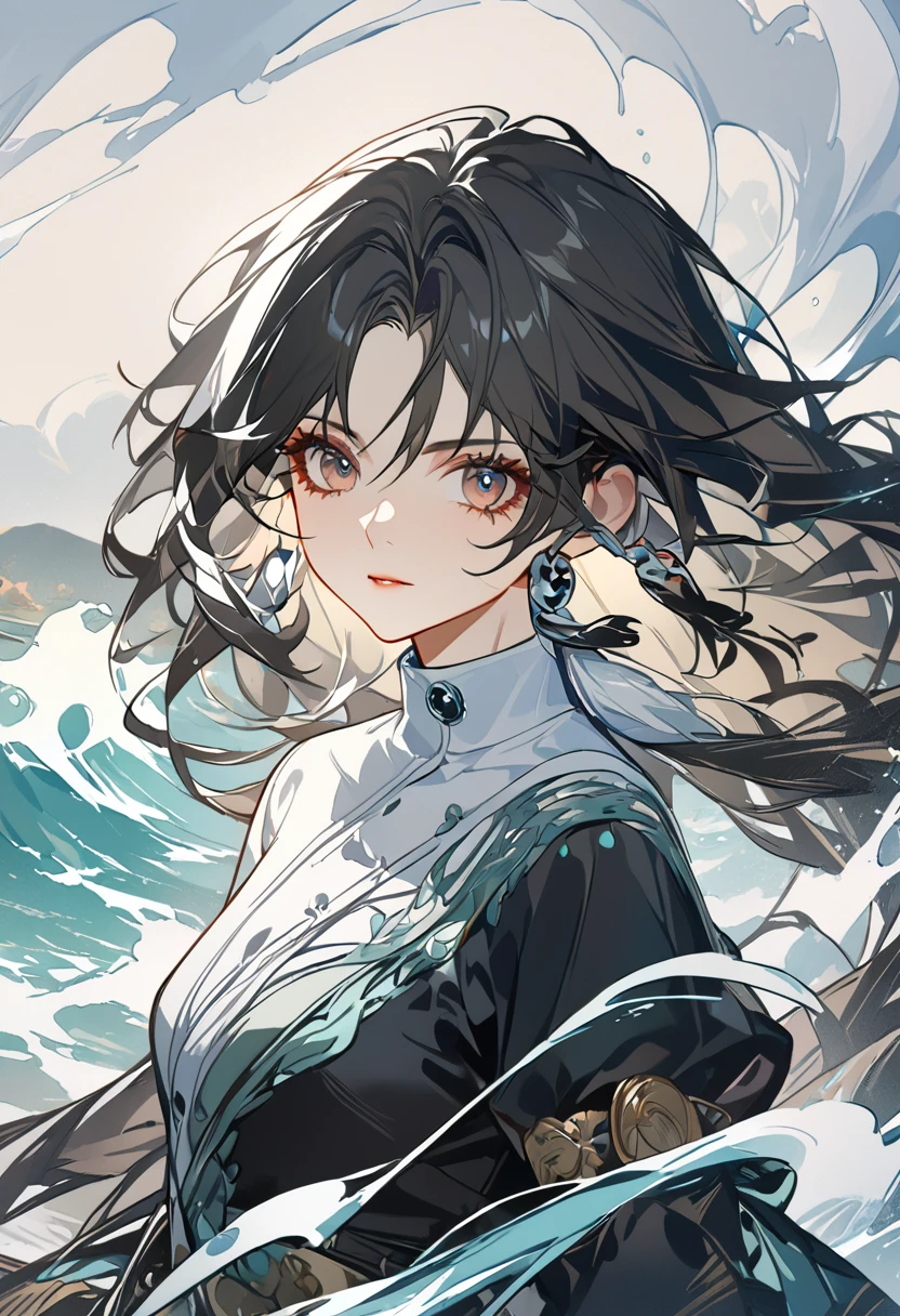 ((Ultra Quality)), ((Ultra Detailed)), 1girl, Solo, Jianxin, Wuthering waves, looking to viewer,