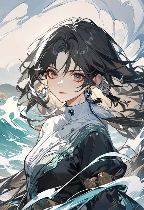 ((ultra quality)), ((ultra detailed)), 1girl, solo, jianxin, wuthering waves, looking to viewer,