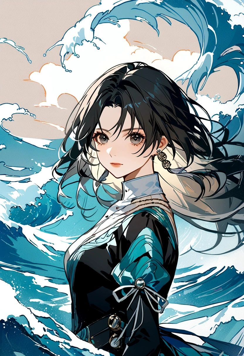 ((Ultra Quality)), ((Ultra Detailed)), 1girl, Solo, Jianxin, Wuthering waves, looking to viewer,