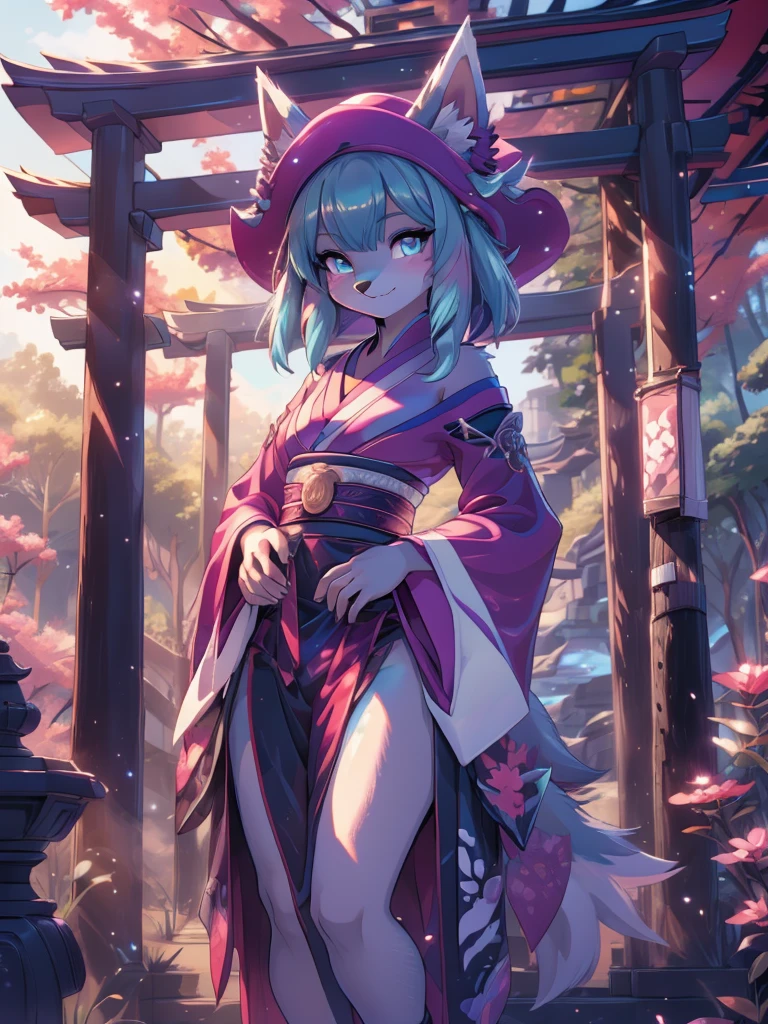 Miku Hatsune x vixen high definition good anatomy 添加_细节:1, 蓝色毛皮,狐耳, tribal tattoo 添加_细节:1, cute girl 添加_细节:1, feudal priestess clothing 添加_细节:1, japanese shrine landscape 添加_细节:1, japanese shrine costume 添加_细节:1, 添加_细节:1, fullbody  descalza 添加_细节, highly 细节ed face, deep aqua iris 添加_细节:1 lighting eyes 添加_细节:3, 狼爪, sharp fangs 添加_细节:1, wild slut 添加_细节:1, aura of resplendent light 添加_细节:3,  sakuras landscape 添加_细节:1, fluffly lond tail 添加_细节:1