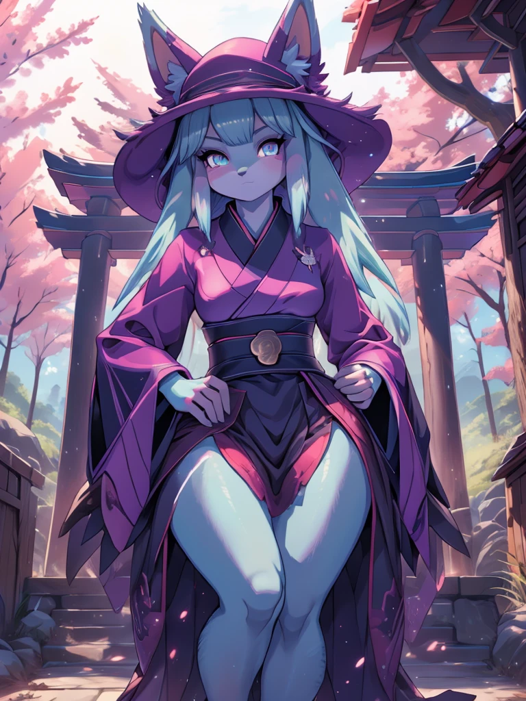 Miku Hatsune x vixen alta definicion buena anatomia adicionar_detalhe:1, pelo azul,Orelhas de Kitsune, tatuaje tribal adicionar_detalhe:1, cute girl adicionar_detalhe:1, ropa de samurai feudal adicionar_detalhe:1, japanese shrine landscape adicionar_detalhe:1, japanese shrine samurai adicionar_detalhe:1, adicionar_detalhe:1, fullbody  descalza adicionar_detalhe, rosto altamente detalhado, deep aqua iris adicionar_detalhe:1 lighting eyes adicionar_detalhe:3, garras de lobo, colmillos afilados adicionar_detalhe:1, zorra salvaje adicionar_detalhe:1, aura de luz resplandeciente adicionar_detalhe:3,  sakuras landscape adicionar_detalhe:1, fluffly lond tail adicionar_detalhe:1, girl with katana adicionar_detalhe:1