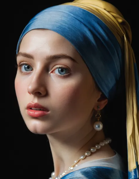 (best quality,4k,8k,highres,masterpiece:1.2),ultra-detailed,(realistic,photorealistic,photo-realistic:1.37),girl with a pearl ea...