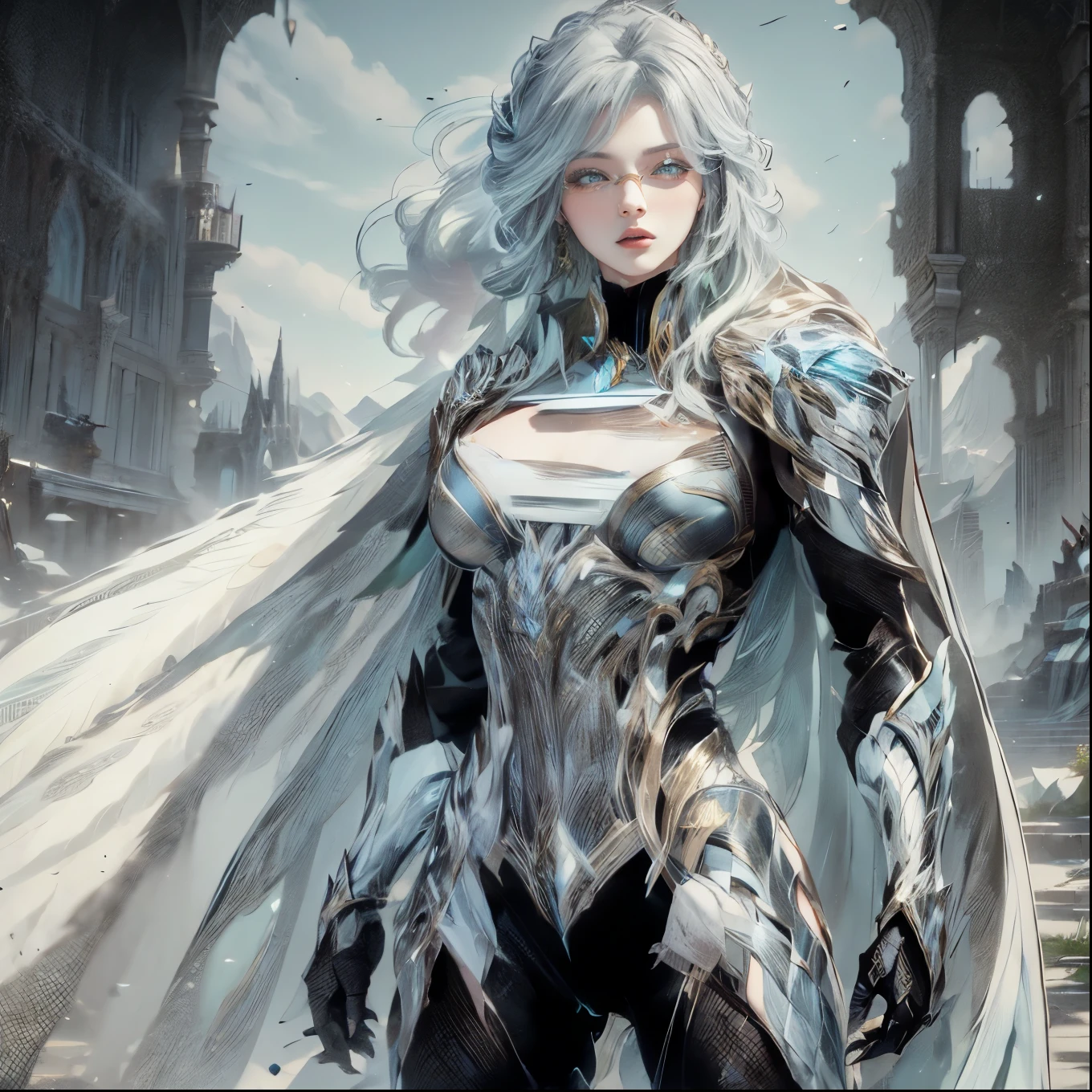 Asgard，Valkyrie，muscular woman, Lady Knight，anatomical correct，epic fantasy digital art，Masterpiece artwork，8K，high definition resolution，detailed drawing，Quality Superior，, Epic composition, muscular body