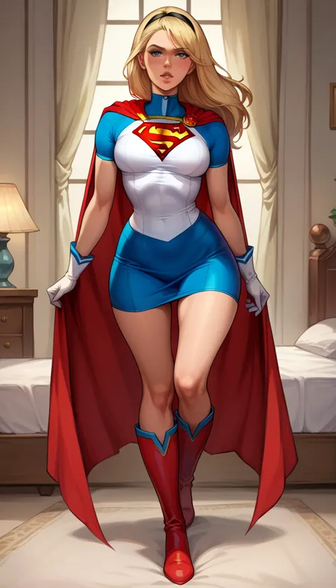 score_9, score_8_up, score_7_up, source_cartoon, BREAK 1girl, solo, Supergirl \(DC Animated Universe\), (long blonde hair:1.2), ...