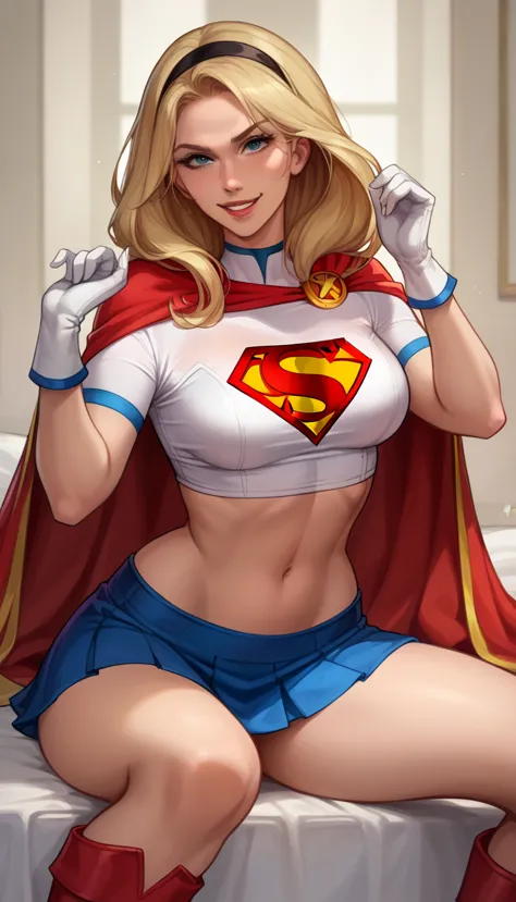 score_9, score_8_up, score_7_up, source_cartoon, BREAK 1girl, solo, Supergirl \(DC Animated Universe\), (long blonde hair:1.2), ...