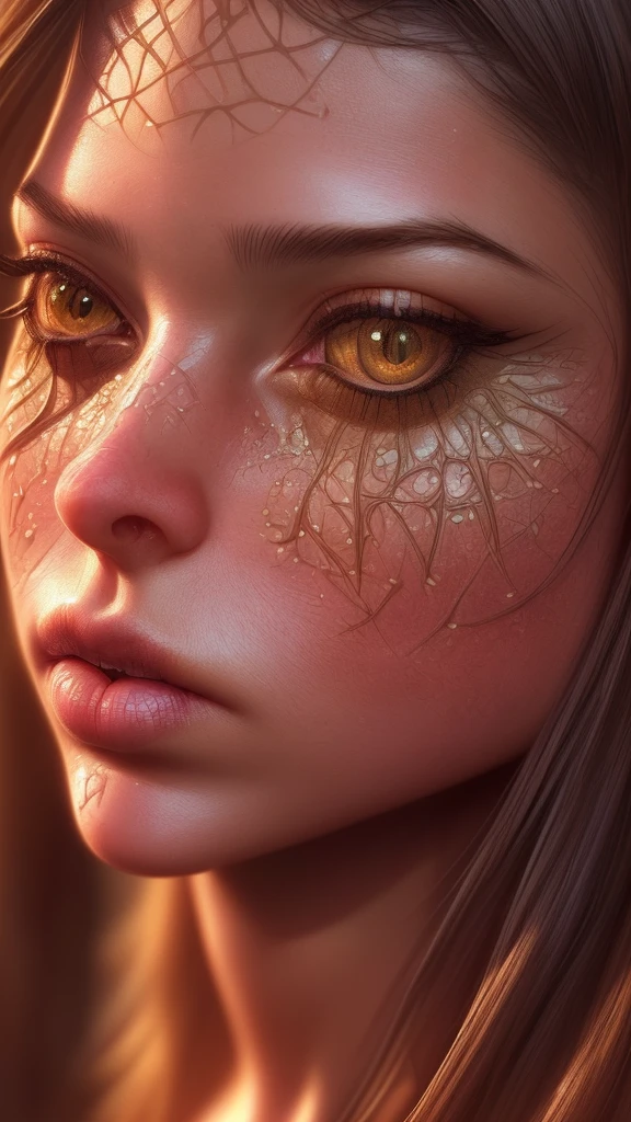 Prompt: Realistic, (photorealistic:1.4), beautiful fantasy girl, ultra detailed face, intricate details, skin texture, pores, highlights, hyperdetailed, soft natural light, exposure blend, flat color, low contrast