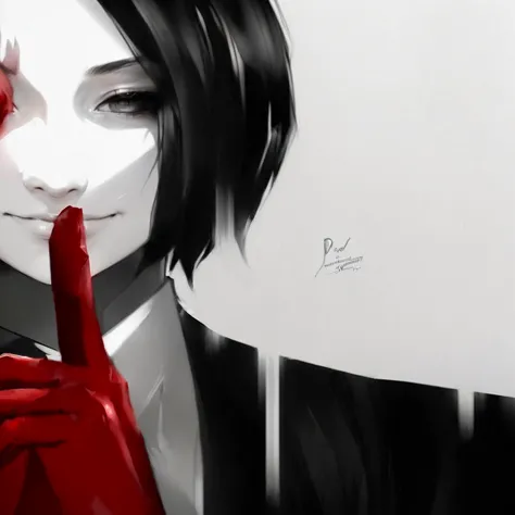 masterpiece, Best quality, (чрезвычайно подробные обои CG Unity 8k), (Best quality),Sui Ishida, портрет в стиле Tokyo Ghoul, Tok...