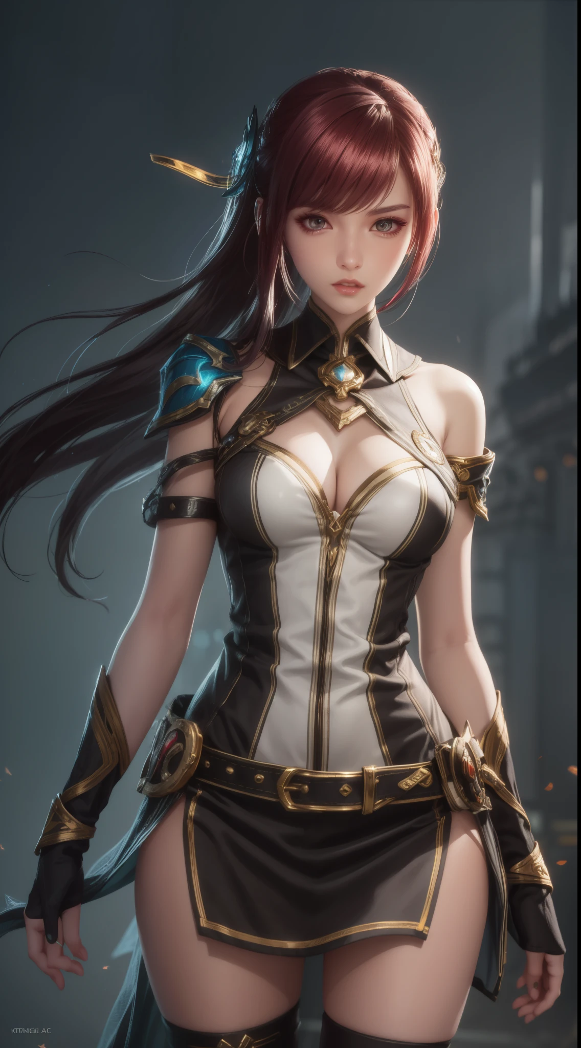 O personagem Katarina no jogo League of Legends