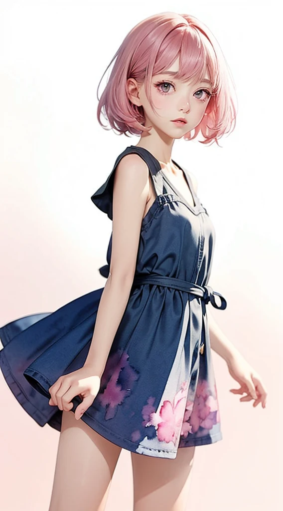 (((Blurred background、Watercolor style background)))、A girl、１６talent、anatomy、Light pink eyes、#11: Loose Low Ponytail、Light pink hair、Small Breasts、Black open collar dress、Transparent lace dress、translucent、Random pose、best quality、high resolution、high resolution、Light、Professional photographer、(masterpiece:1.5)、(best quality:1.5)、(8k:1.2)、(Very detailed:1.2)、(Practical:1.2)、(超high resolution:1.2)、(Highly detailed and Practical skin:1.2)、(Very detailed and clean sharp eyes:1.2)、(Three women sentenced to prison.:1.5)、(Violent sex with multiple men:1.6)、(Overflowing love juice:1.4)、(Once the hiccups:1.5)、rest、(20-year-old woman weight loss:1.3)、(Beautiful eyeliner)、(Beautiful eye shadow)、natural lip color、rest、(White transparent thin underwear:1.2)、（White lace underwear：1.2）、rest、(Long shoulder-length white hair:1.8)、(flat chest：1.8)、（Underwear was torn by many people:1.5）、（The underwear was torn:1.6）、（Shredded panties:1.8）、（（Half naked:1.8））、Not even a ray.、(I&#39;I twitch:1.6)、(blush:1.2)、(ecstasy:1.6),(ending:1.2),(Vulgar:1.2),(stupid:1.2),(steam:1.5),(trembling:1.8),(Tears:1.2),(Slobber:1.5),(Sweat:1.4),(Roll your eyes:1.6)、（The underwear was torn in the middle by multiple people：1.5）、（The underwear is torn in the middle：1.8）、（soak：1.2）、（Multiple people take turns：1.5）、（Overall damage to underwear：1.2）、（Chest compressions：1.5）、（The underwear was torn in many places：1.8）、（Torn from top to bottom.：1.2）、（Extensive exposure of genitals：1.8）、（Showing female pink genitals：1.8）、（Exposing breasts：1.8）、（Torn from top to bottom.Exposing body parts：1.8）、（Torn from top to bottom.Exposing the skin of the body：1.2）、（The underwear was torn in many places on the upper body：1.5）、（Exposing breasts：1.5）、（Many people have seen：1.5）、（body fluid：1.5）、（Being touched by many people：1.2）、(Very small：1.3)、(Very small nipples：1.3)