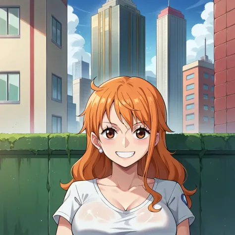 score_9, score_8_up, score_7_up, score_6_up, score_5_up, score_4_up, break source_anime,pov,city,outdoor,smile,standing,nami_pos...