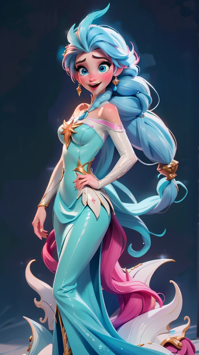 Elsa-Ariel Fusion, Merging models, melting, Ariel&#39;s clothes, 1girl, Beautiful, character, Woman, female, beachfront, (master part:1.2), (best qualityer:1.2), (standing alone:1.2), ((struggling pose)), ((field of battle)), cinemactic, perfects eyes, perfect  skin, perfect lighting, sorrido, Lumiere, Farbe, texturized skin, detail, Beauthfull, wonder wonder wonder wonder wonder wonder wonder wonder wonder wonder wonder wonder wonder wonder wonder wonder wonder wonder wonder wonder wonder wonder wonder wonder wonder wonder wonder wonder wonder wonder wonder wonder, ultra detali, face perfect, arousal, eyes roll, ((tongue out)), ((saliva dripping)), ahegao, A peace sign with hands, red hair