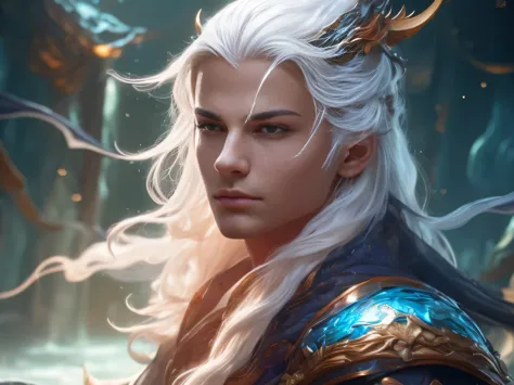 (Best Quality, 8K, Masterpiece, HDR, Soft Lighting, Picture Perfect, Realistic, Vivid), Male Humanoid Dragon (1.0), 1 Guy, Perfe...