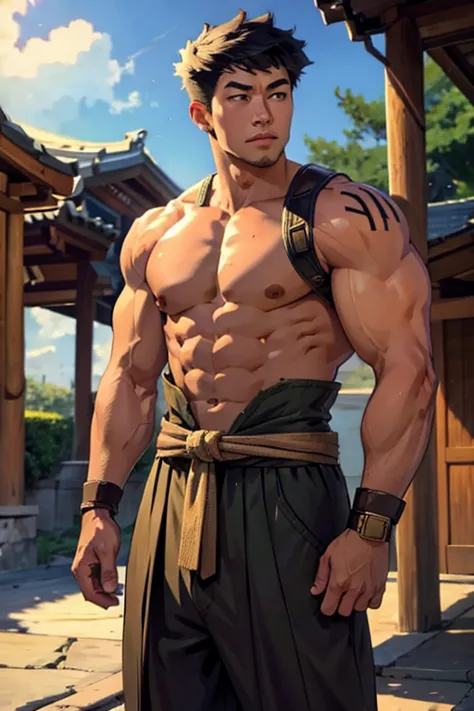 very japanese guys 8K,High HD,higher rselutionHigh quality very anime semi realism japanese guy bishounen muscular buffed