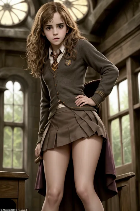 Emma Watson Fuck Stockings - Nsfw, Hermione Granger portrayed by Emma Watson, buthole and vagina on  display - SeaArt AI