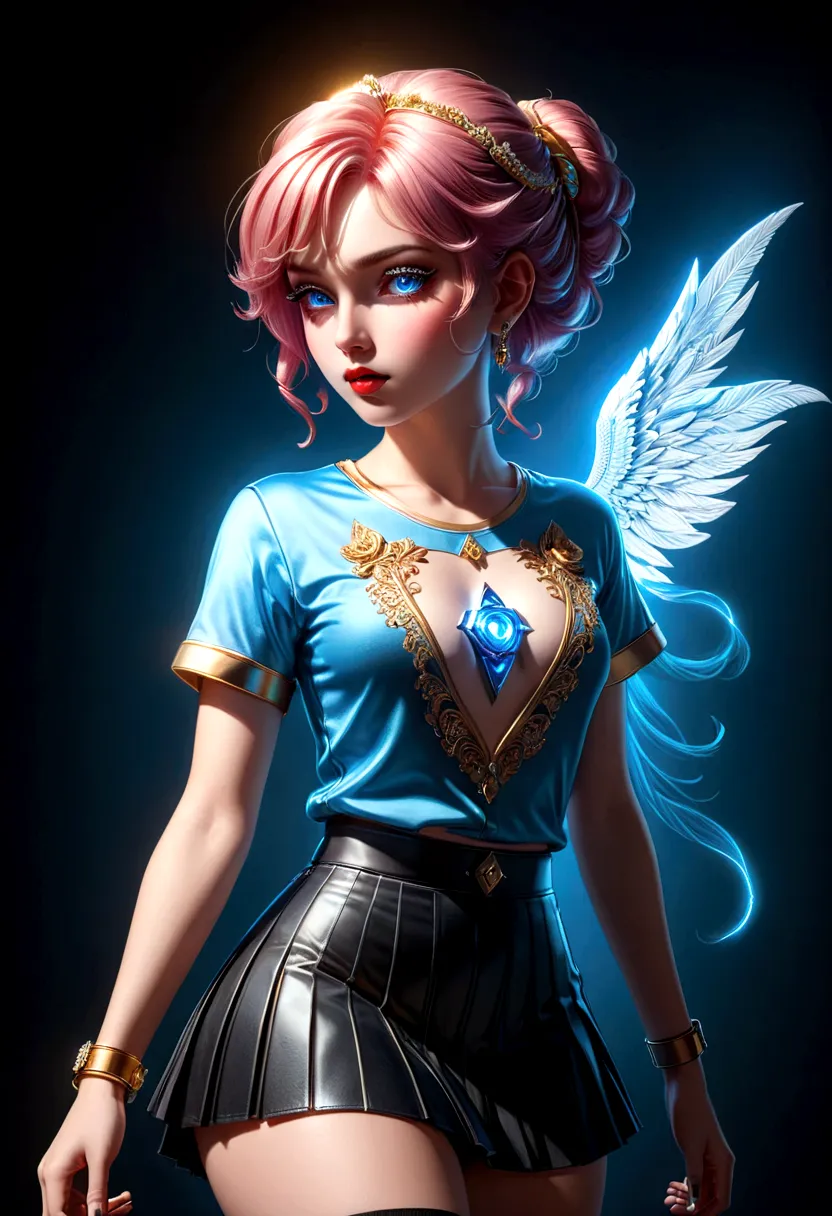 1girl, ((cinematic light)), colorful, hyper detail, dramatic light, intricate details, best quality, (extremely detailed CG unit...