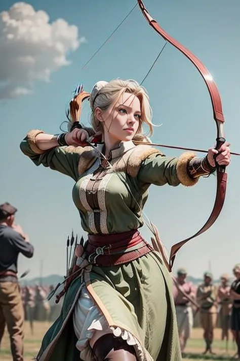 Female Archer. Archery