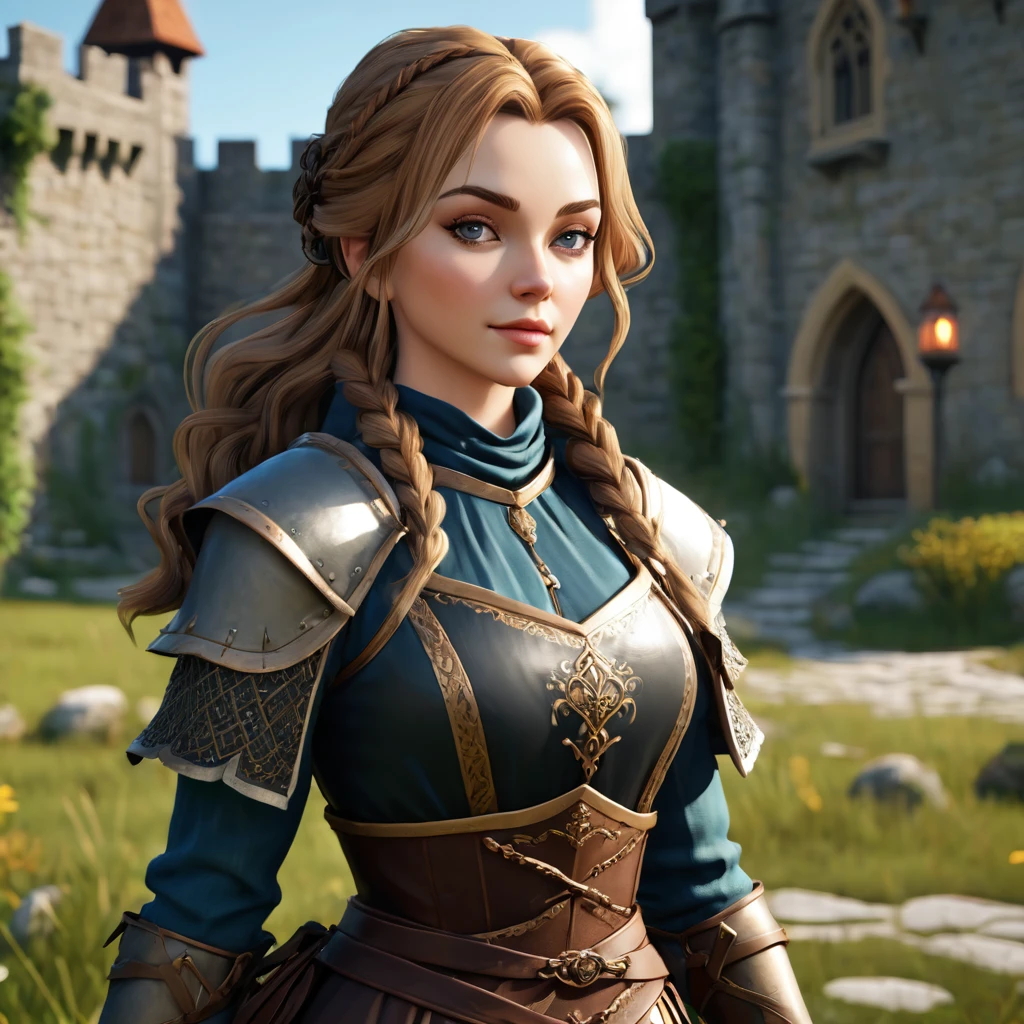 игровой персонаж, игра в стиле рпг, средневековые персонажи, красивые персонажи, активы для игры, женский, 4K