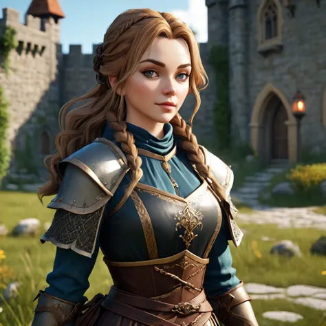 game character, rpg style game, medieval characters, bealtiful characters, assets for game, female, 4k