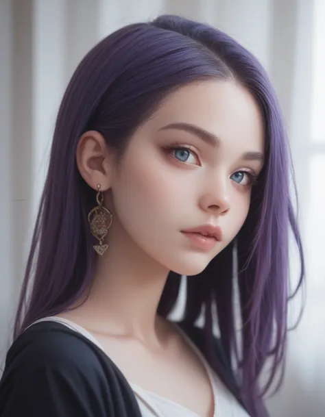 purple hair