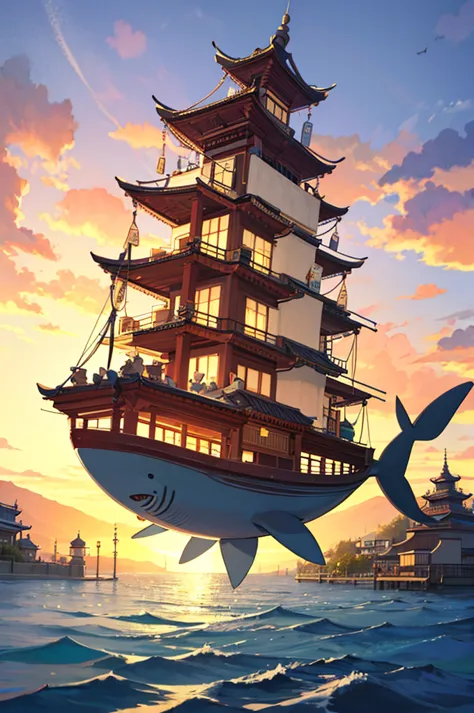 🏯🌅🪓🦈