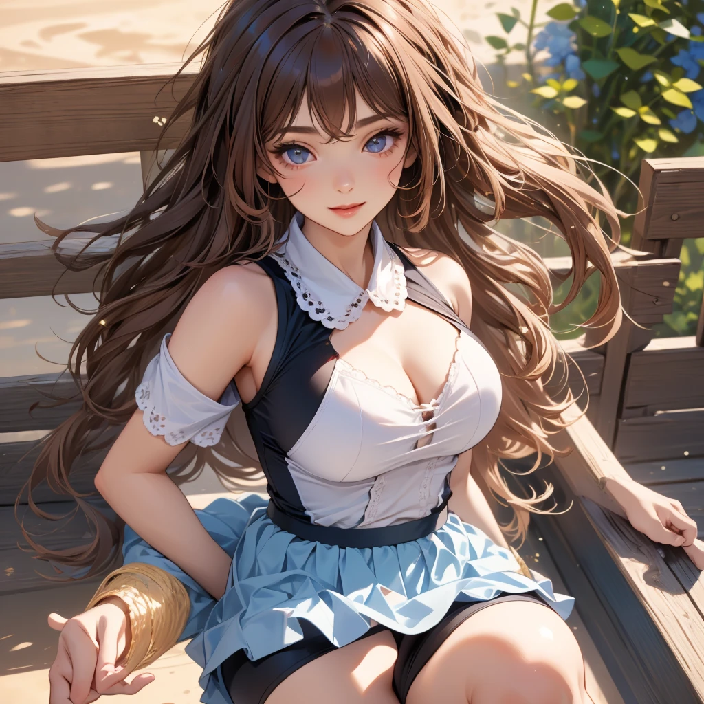 （Very delicate and beautiful：1.2）Supermodel,,Big Breasts,Beautiful breasts,Sensual,【Bike Shorts】,,【Two Girls】,,Highest quality, High resolution, 8K,, Large Breasts,, Crisp details, ,Cute smile,