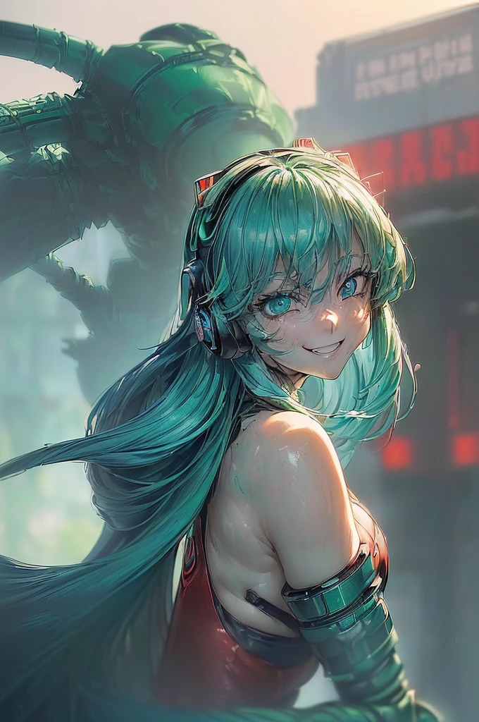 ((woman,Huge breasts:1.8, Very red lips,Emphasis on huge breasts,BIG ASS,Narrow waist,Long legs,Are standing,Greenish blue eyes)) 8k(((((Anime style face,(Anime style face is well drawn),(clumsy smile),Red face,beautiful woman,Shyly,Greenish blue eyes,cyber punk,people々focus on))))) (((clumsy smile)))((((people々focus on)))))((((Blur the background))))) (((cyber punk,sf,Future world blonde long hair beautiful woman,that&#39;it&#39;s raining,A picture with a strong cyberpunk worldview))) ((((Shyly)))))