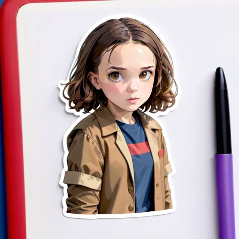 MillieBobbyBrown, sticker, stranger things, stickers