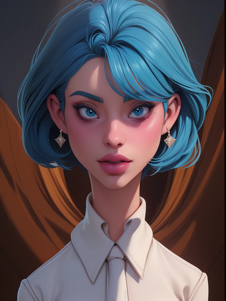 （（（Perfect figure，figure，st. gloriana's ,dark blue sweater, necktie,white collared shirt,blue pleated skirt, pantyhose,school emblem，（（（bulmadbzreddress，aqua hair, short hair, blue eyes, earrings））），（（（wide hipasterpiece)),high resolution, ((Best quality at best))，masterpiece，quality，Best quality，（（（ Exquisite facial features，looking at the audience,There is light in the eyes，Happy））），（（（Light and shadow interlace，huge ））），（（（looking into camera，fighting stance）））